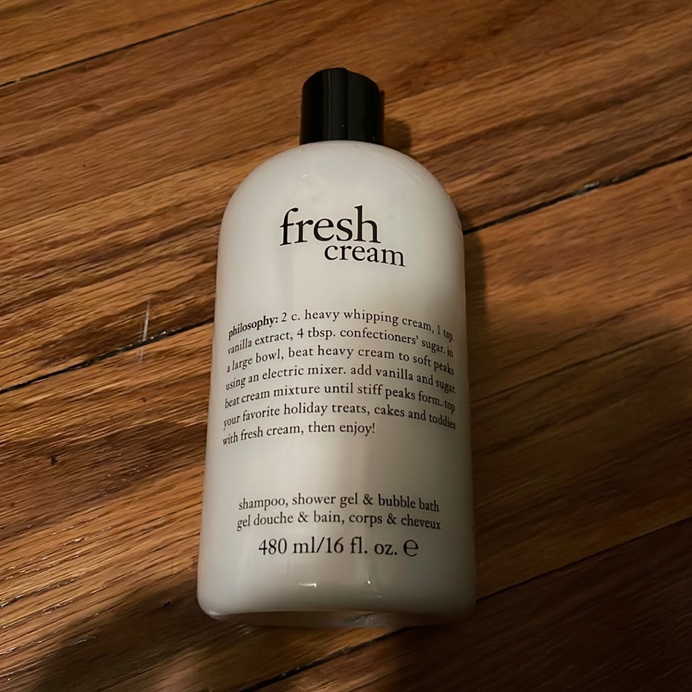 Fresh Cream by Philosophy 3 in 1 Shower Gel